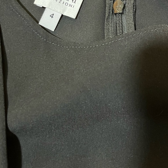 Armani Collezioni Black asymmetrical Dress Over the knee sleeveless size 4 - Picture 7 of 13